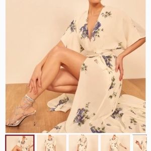 Reformation Winslow Dress in Macadamia